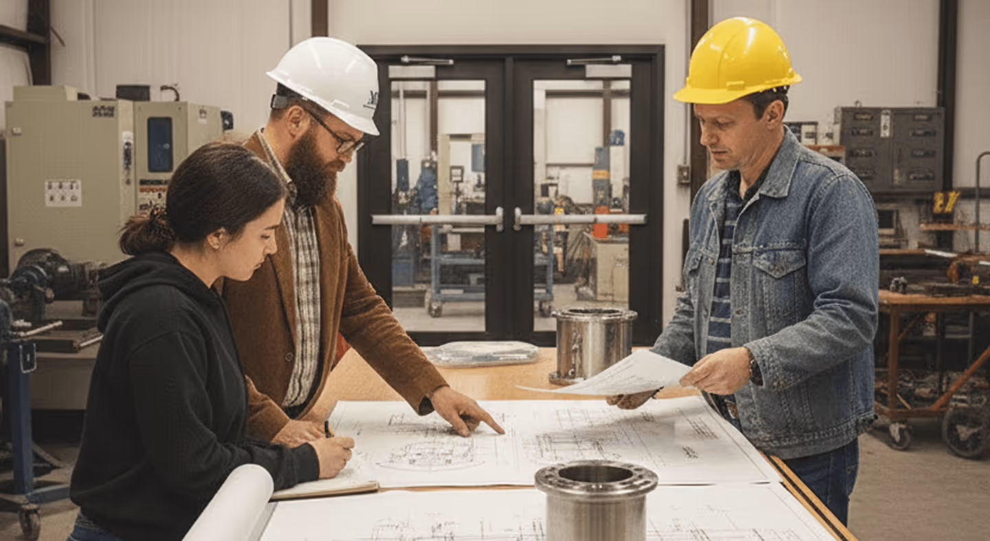 Mann Welding chromatography column engineering plans.