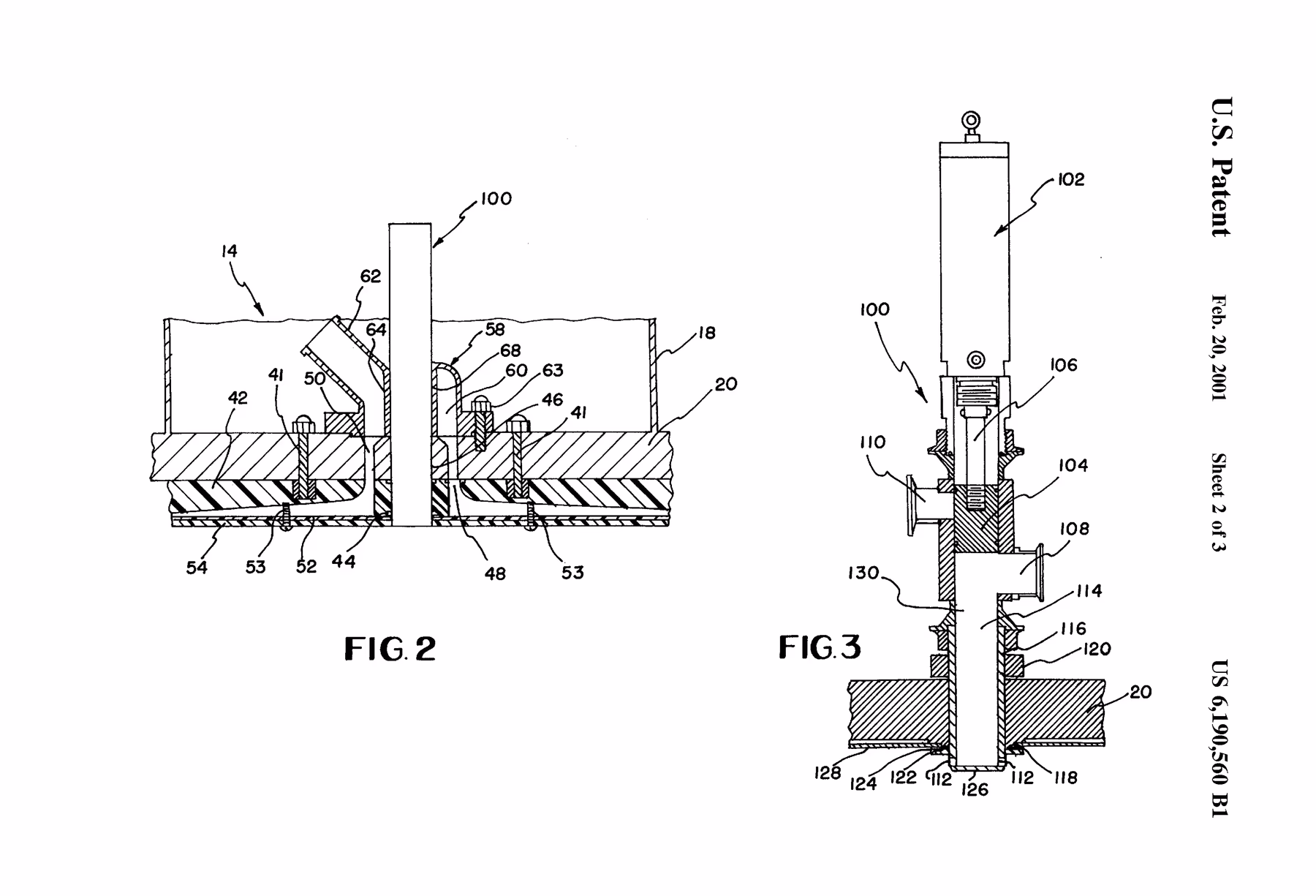 Mann Welding U.S. Patent 6,190,560 chromatography column hydraulic control figure.